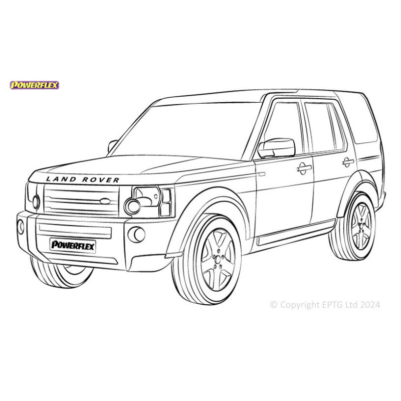Silentblocs Powerflex Land Rover Discovery 3 / LR3 (2004 - 2009) - BUN-PF-00550 - BUN-PF-00550