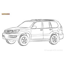 Powerflex bushes LexusGX 470 (2002 - 2009) - BUN-PF-00565 - BUN-PF-00565