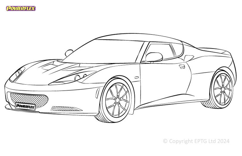 Silentblocs Powerflex Lotus Evora (2010 - 2021) - BUN-PF-00570 - BUN-PF-00570
