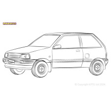 Powerflex bushes Mazda 121 (1987 - 1996) - BUN-PF-00588 - BUN-PF-00588