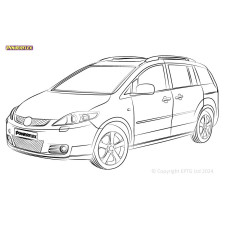 Boccole Powerflex Mazda 5 CR19 (2004 - 2010) - BUN-PF-00594 - BUN-PF-00594