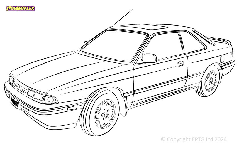 Silentblocs Powerflex Mazda MX-6 (1988- 1998) - BUN-PF-00601 - BUN-PF-00601