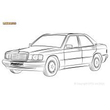 Mercedes-Benz 190 W201 Powerflex Silentblocks (1982 - 1993) - BUN-PF-00605 - BUN-PF-00605