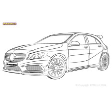 Powerflex Silentblocks Mercedes-Benz A-Klasse W176 inc. A45 AMG (2012-2017) - BUN-PF-00610 - BUN-PF-00610