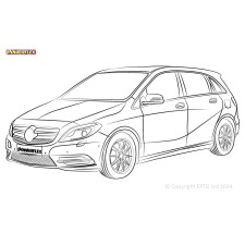 Powerflex Silentblocks Mercedes-Benz B-klasse W246 (2011-2018) - BUN-PF-00612 - BUN-PF-00612