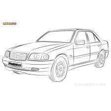 Powerflex bushes Mercedes-Benz Classe C W202 (1994 - 2000) - BUN-PF-00614 - BUN-PF-00614