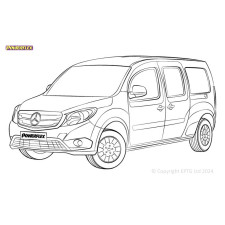 Mercedes-Benz Citan Powerflex Silentblocks (2012 - 2021) - BUN-PF-00607 - BUN-PF-00607
