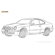 Powerflex Silentblocks Mercedes-Benz CLK W208/C208/A208 (1998 - 2002) - BUN-PF-00624 - BUN-PF-00624