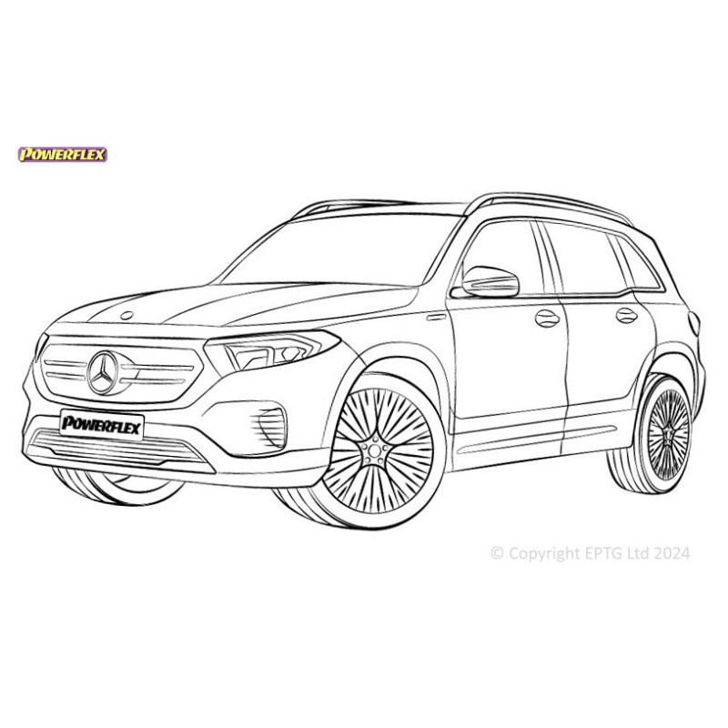 Boccole Powerflex Mercedes-Benz EQB (2022-) - BUN-PF-00630 - BUN-PF-00630