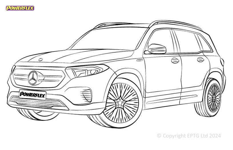 Silentblocuri Powerflex pentru Mercedes-Benz EQB (2022-) - BUN-PF-00630 - BUN-PF-00630