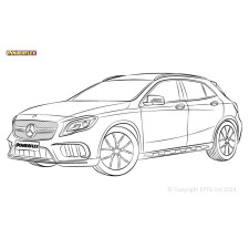 Powerflex Silentblocks Mercedes-Benz GLA inc A45 AMG W156 (2014-2020) - BUN-PF-00631 - BUN-PF-00631