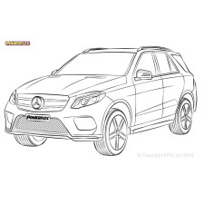 Boccole Powerflex Mercedes-Benz Class M, GLE, GL, GLS W166 / X166 (2011-) - BUN-PF-00609 - BUN-PF-00609
