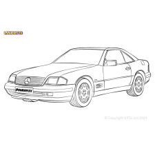 Powerflex Silentblocks Mercedes-Benz SL R129 (1989-2001) - BUN-PF-00636 - BUN-PF-00636