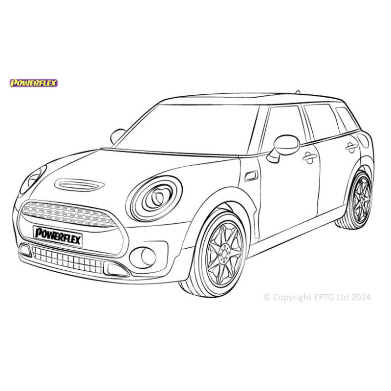 Boccole Powerflex Mini R55 Clubman Gen 1 (2007 - 2014) - BUN-PF-00655