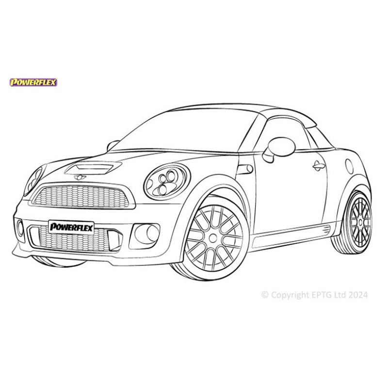 Powerflex bushes Mini R58 Coupe (2011 - 2015) - BUN-PF-00657