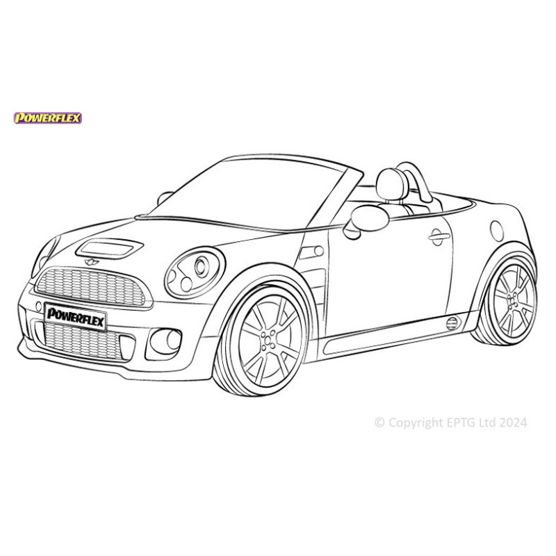 Silentblocs Powerflex Mini R59 Roadster (2012 - 2015) - BUN-PF-00658