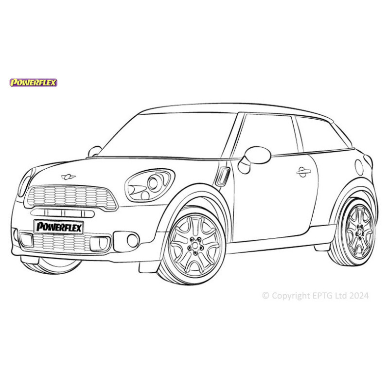 Boccole Powerflex Mini R61 Paceman 2WD (2013-2016) - BUN-PF-00661