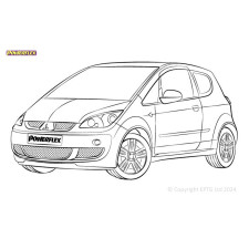 Powerflex bushes Mitsubishi Colt (2002 - 2012) - BUN-PF-00664 - BUN-PF-00664