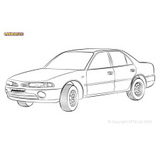 Boccole Powerflex Mitsubishi Galant (1985 - 1993) - BUN-PF-00669 - BUN-PF-00669