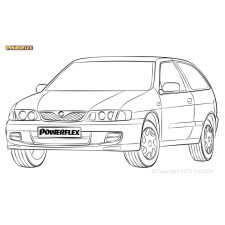 Boccole Powerflex Nissan Almera (1995 - 2006) - BUN-PF-00676 - BUN-PF-00676