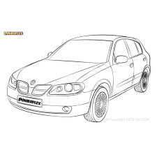 Nissan Almera Powerflex Silentblocks (2007 - 2011) - BUN-PF-00677 - BUN-PF-00677