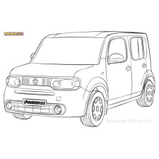 Nissan Cube Powerflex Silentblocks (2009 en ) - BUN-PF-00680 - BUN-PF-00680