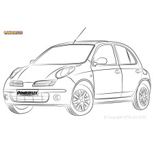 Powerflex bushes Nissan Micra K12 - Gen3 (2003 - 2010) - BUN-PF-00690 - BUN-PF-00690