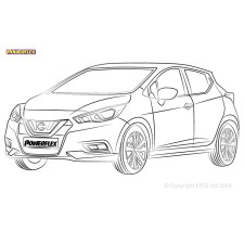 Boccole Powerflex Nissan Micra K14 - Gen5 (2017-) - BUN-PF-00692 - BUN-PF-00692