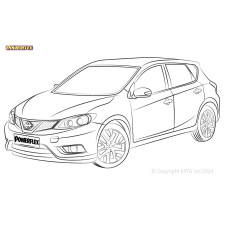 Boccole Powerflex Nissan Pulsar C13 (2014 - 2018) - BUN-PF-00700 - BUN-PF-00700