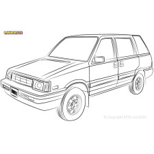 Boccole Powerflex Nissan Stanza (1982 - 1986) - BUN-PF-00712 - BUN-PF-00712