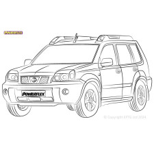 Powerflex Silentblocks Nissan X-Trail T30 (2000 - 2007) - BUN-PF-00718 - BUN-PF-00718