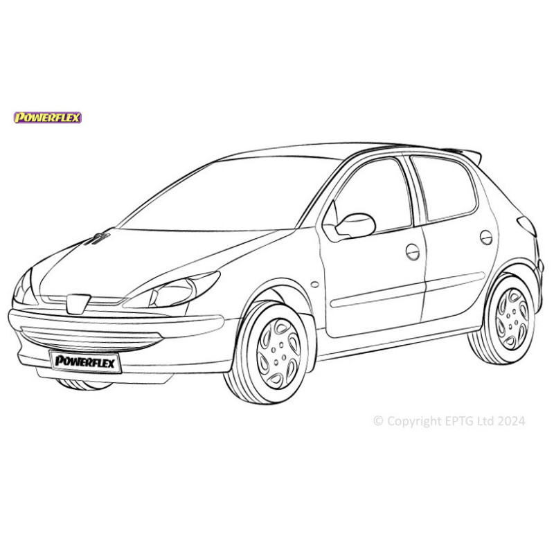 Boccole Powerflex Peugeot 206 (1998-2006) - BUN-PF-00769