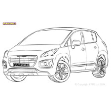Powerflex Silentblocks Peugeot 3008 MK1 (2008-2016) - BUN-PF-00772 - BUN-PF-00772