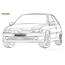 Boccole Powerflex Peugeot 306 (1993-2002)