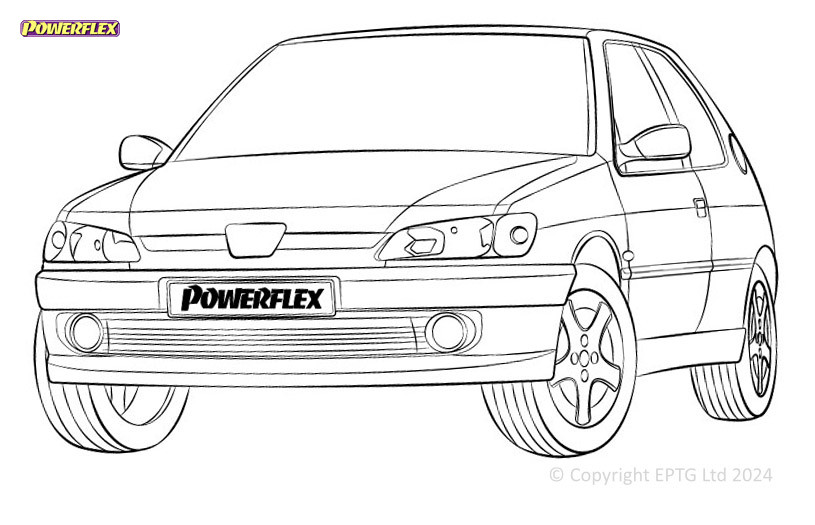 Boccole Powerflex Peugeot 306 (1993-2002) - BUN-PF-00775