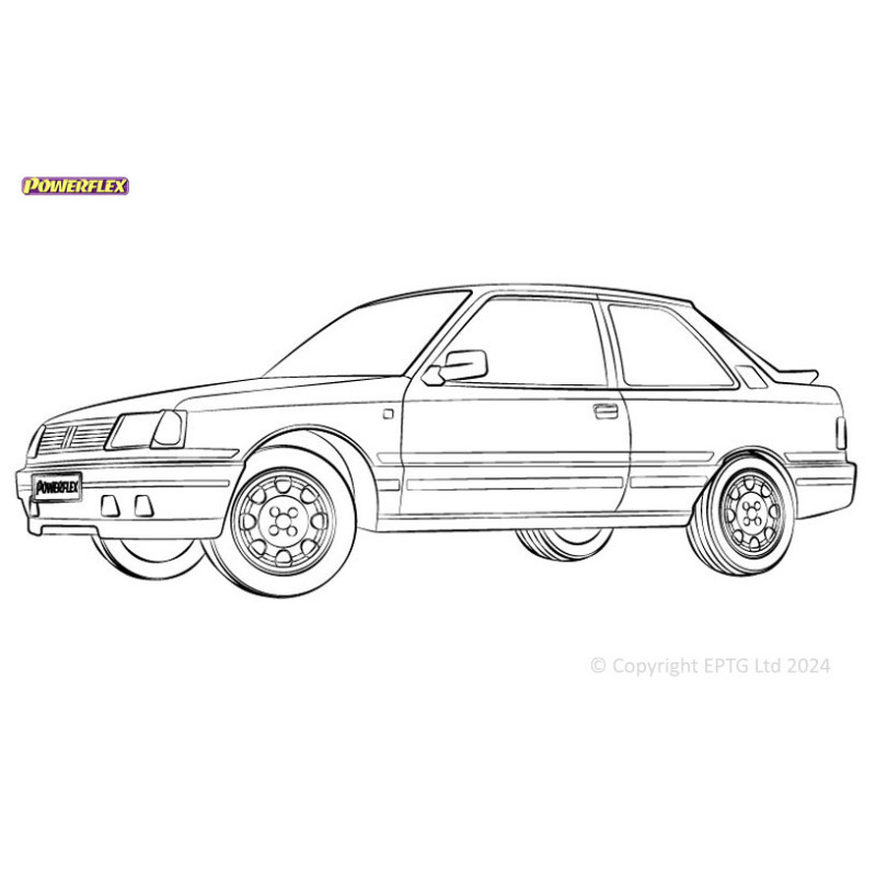 Silentblocs Powerflex Peugeot 309 inc GTI (1985-1994) - BUN-PF-00778
