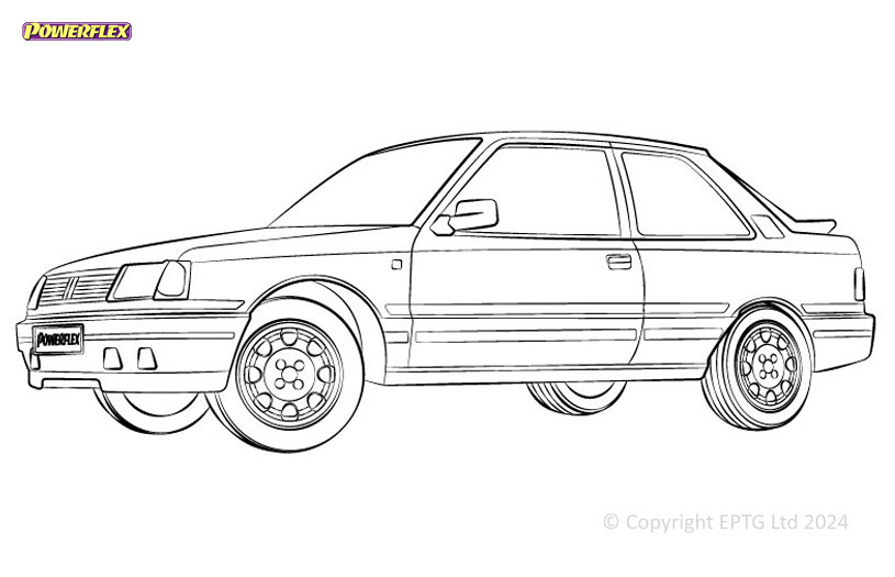 Powerflex bushes Peugeot 309 inc GTI (1985-1994) - BUN-PF-00778