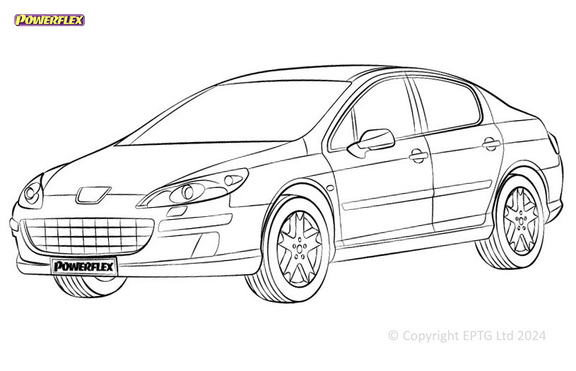 Boccole Powerflex Peugeot 407 (2004-2010) - BUN-PF-00779