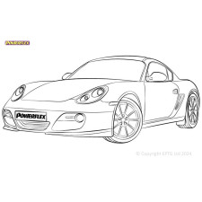 Boccole Powerflex Porsche 987C Cayman (2005 - 2012) - BUN-PF-00817 - BUN-PF-00817