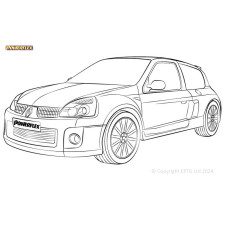 Powerflex bushes Renault Clio V6 (2001 - 2005) - BUN-PF-00840 - BUN-PF-00840