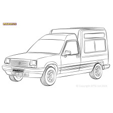 Powerflex bushes Renault Express (1985 - 2000) - BUN-PF-00842 - BUN-PF-00842