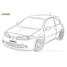 Silentblocs Powerflex Renault Megane II inc RS 225, R26 et Cup (2002-2008)