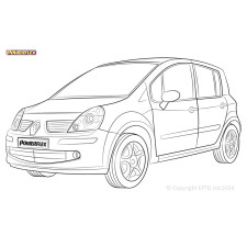Boccole Powerflex Renault Modus (2004-2012) - BUN-PF-00856 - BUN-PF-00856