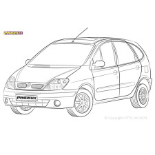 Powerflex bushes Renault Scenic I (1997-2002) - BUN-PF-00859 - BUN-PF-00859