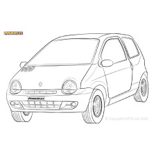 Boccole Powerflex Renault Twingo (1993-2007) - BUN-PF-00864 - BUN-PF-00864