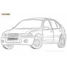 Powerflex bushes Rover 200 (1995 - 1999), 25 (1999 - 2005) - BUN-PF-00877 - BUN-PF-00877