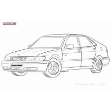 Powerflex Silentblocks Saab 9-3 NG (1998-2002) - BUN-PF-00892 - BUN-PF-00892
