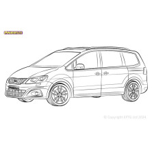 Boccole Powerflex Seat Alhambra MK2 (2010-) - BUN-PF-00901 - BUN-PF-00901