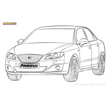 Powerflex bushes Seat Exeo (2009 - 2014) - BUN-PF-00909 - BUN-PF-00909
