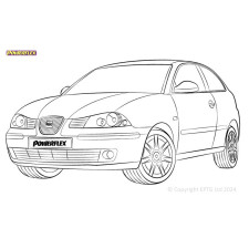 Powerflex Silentblocks Seat Ibiza MK3 6L (2002-2008) - BUN-PF-00913 - BUN-PF-00913